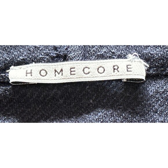 HOME CORE Aquae Sweatshirt Blue Cotton Red Stripe Size Small - Picture 9 of 13